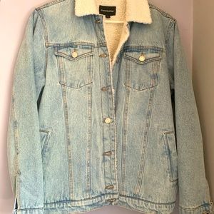 Large, Frank & Oak denim jacket